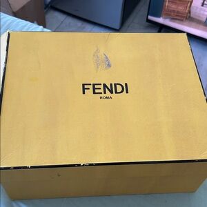 Fendi Bright Yellow Storage Box
